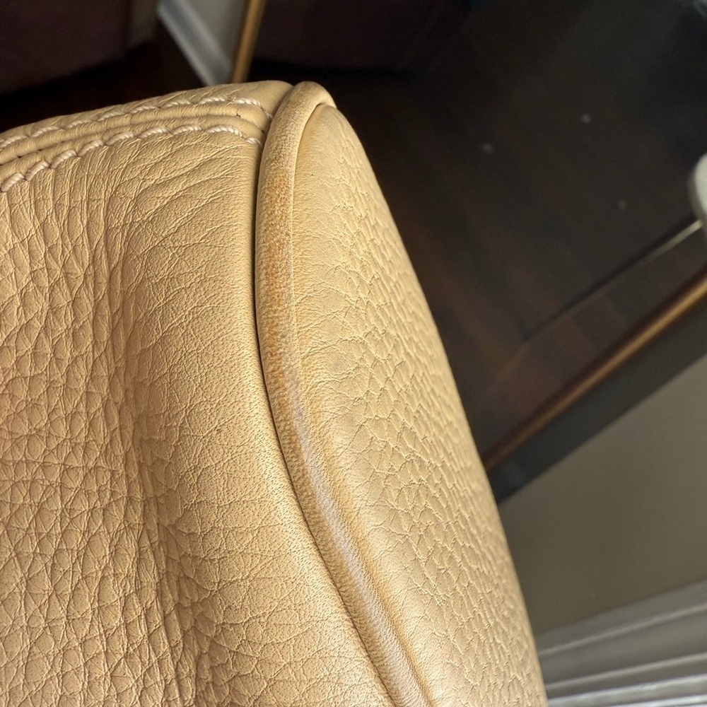 Coach Vintage Sonoma Small Zip Natural Grain Soft Milled Italy Leather Bag 4918 - Picture 15 of 16